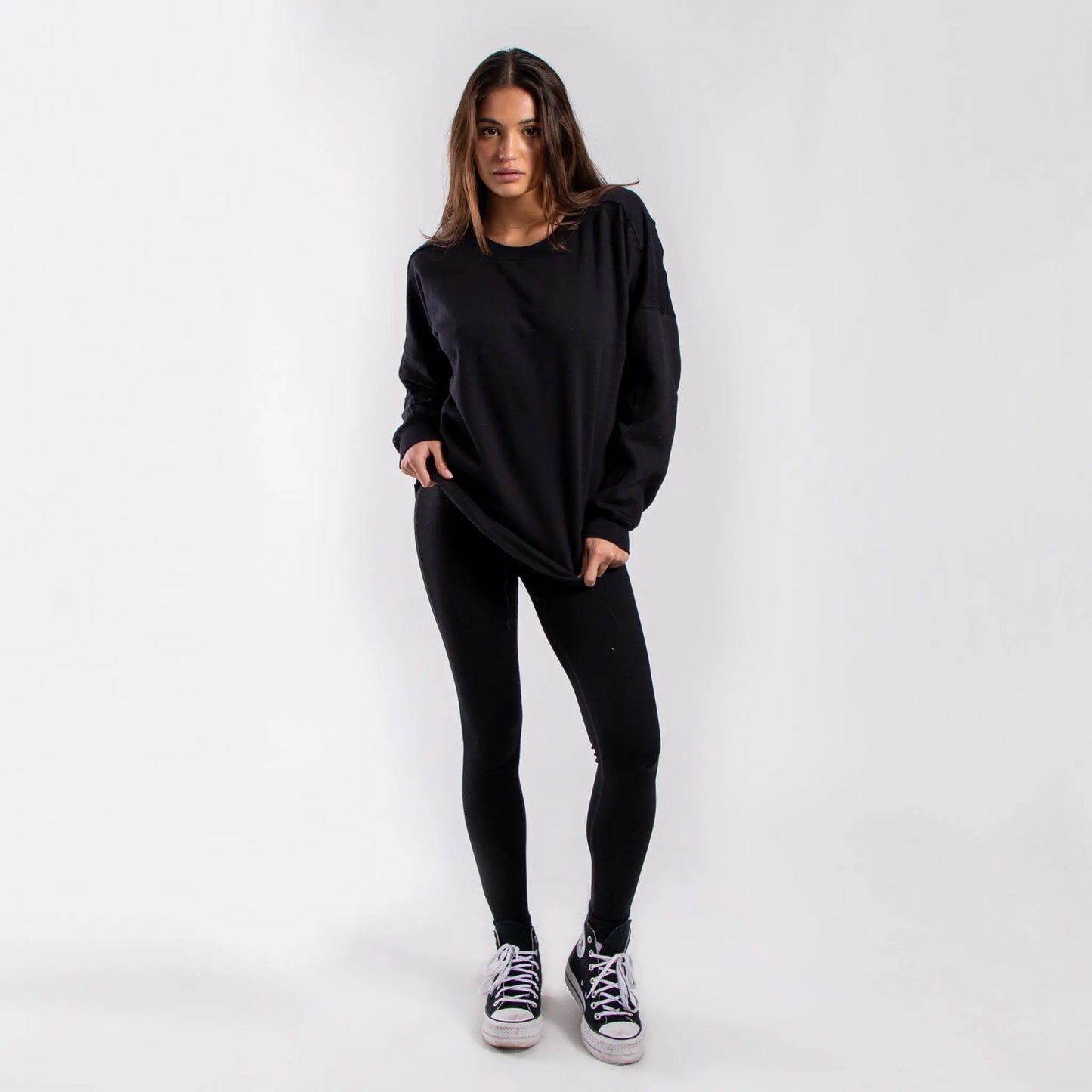 6022 - Women's Panel Crewneck Sweatshirt by POS Wholesale