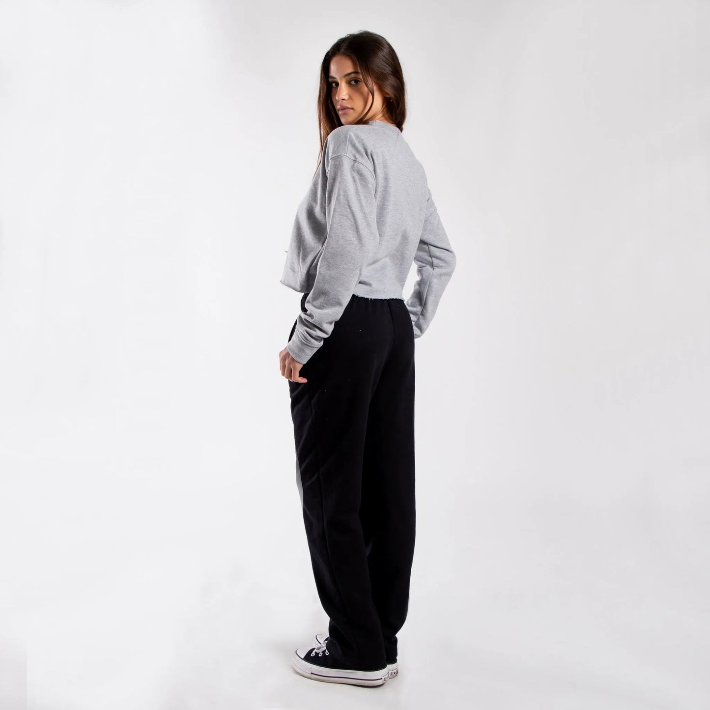 6035 - CLOSEOUT Women's Cropped Fleece Crew Neck Sweatshirt by POS Wholesale