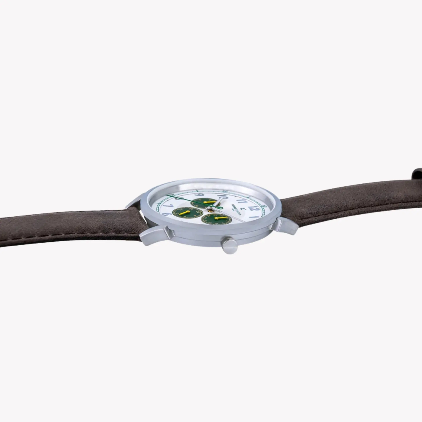 Pierre Cardin Men's Brown Leather Watch, Silver Case | Cpi.2049 by PIERRE CARDIN