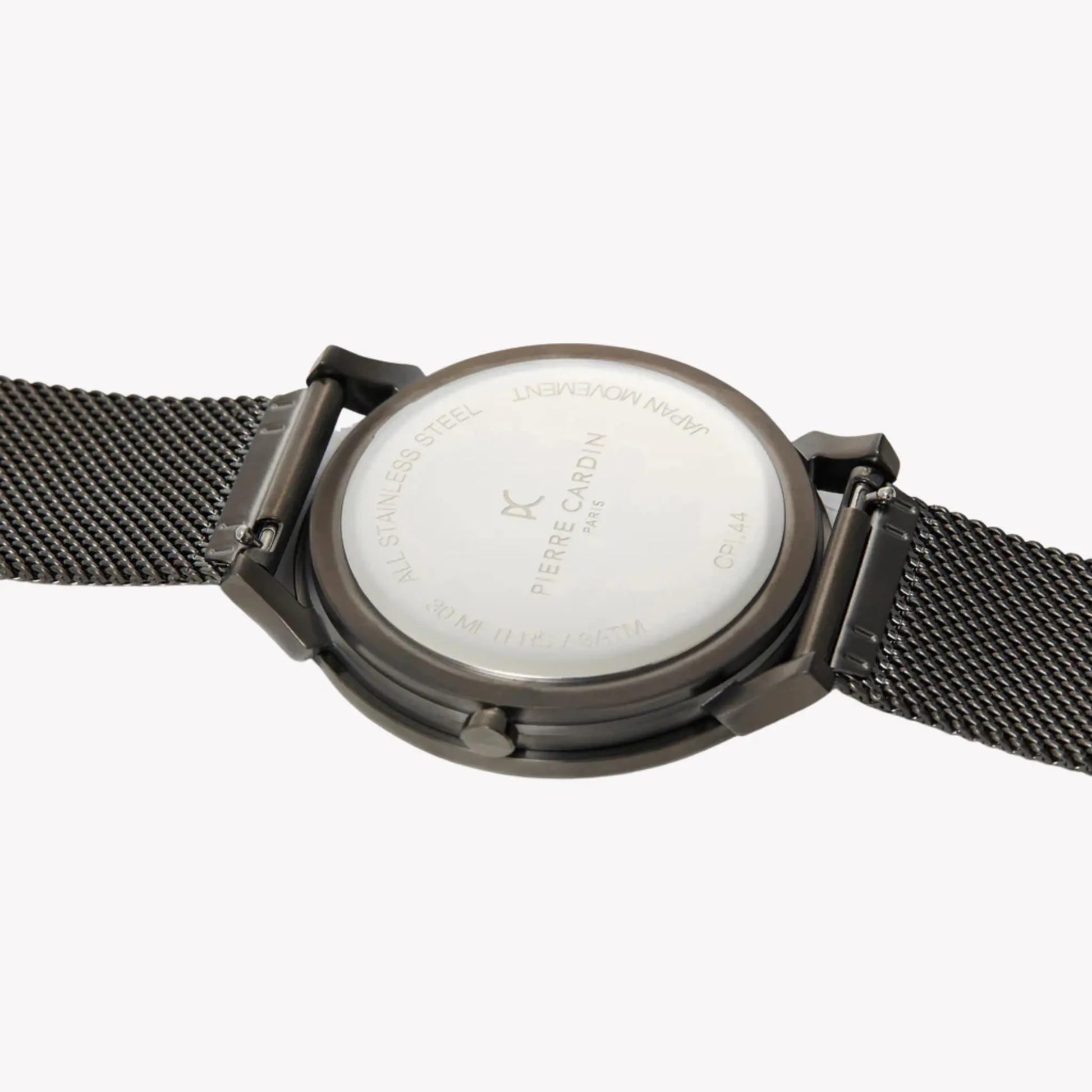 Pierre Cardin Men's Stainless Steel Gray Watch, White Dial | Cpi.2033 by PIERRE CARDIN