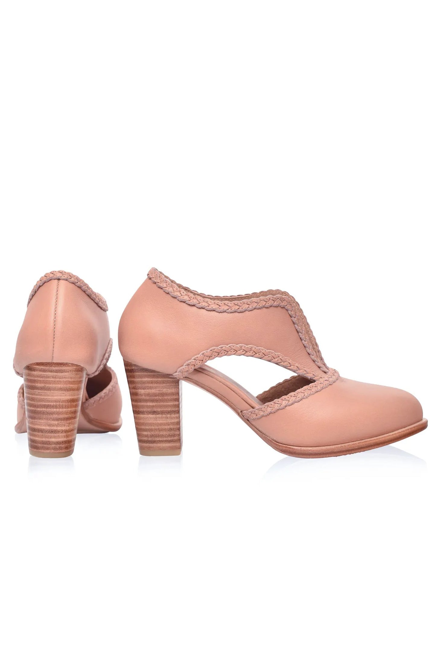 Spirit Walker Leather Heel Booties by Local