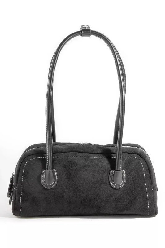 Fame Faux Suede Baguette Hand Bag by Fame