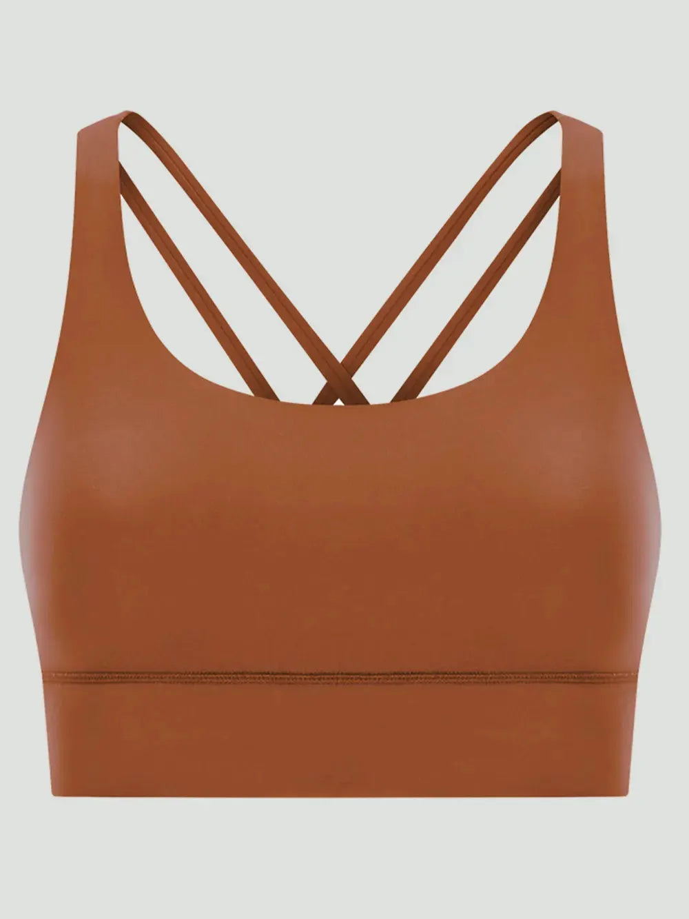 Millennia Crisscross Scoop Neck Active Tank by Millennia