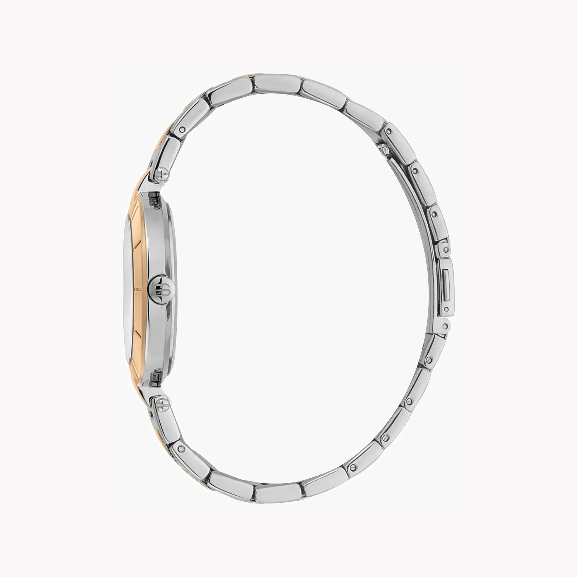 Esprit Women's Silver & Rose Gold Watch, Silver Dial | Es1l081m0015 by ESPRIT