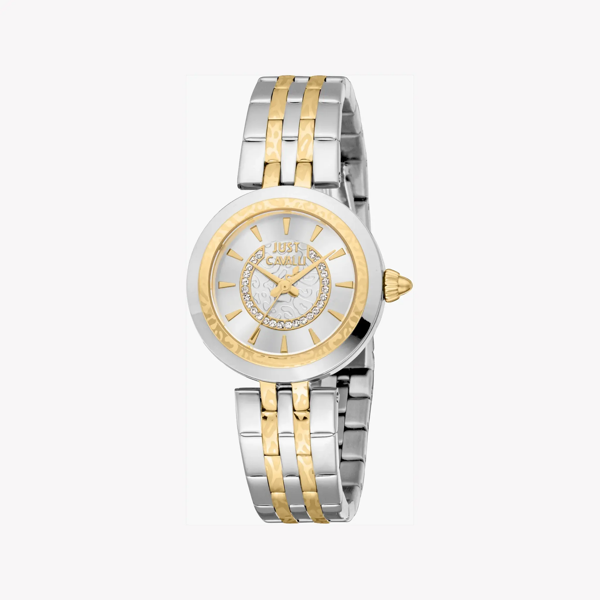 Just Cavalli Women's Two-Tone Watch, Silver Dial | Jc1l314m0085 by JUST CAVALLI