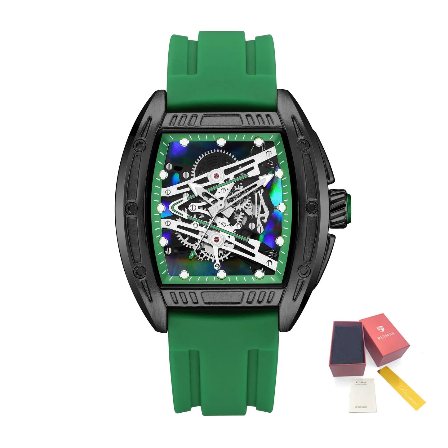 RUIMAS Fashion Military Quartz Watches Men Luxury Casual Sport Wrist Watches Waterproof Luminous Clock Large Dial Reloj Hombre 338 by MEGIR WATCH GROUP