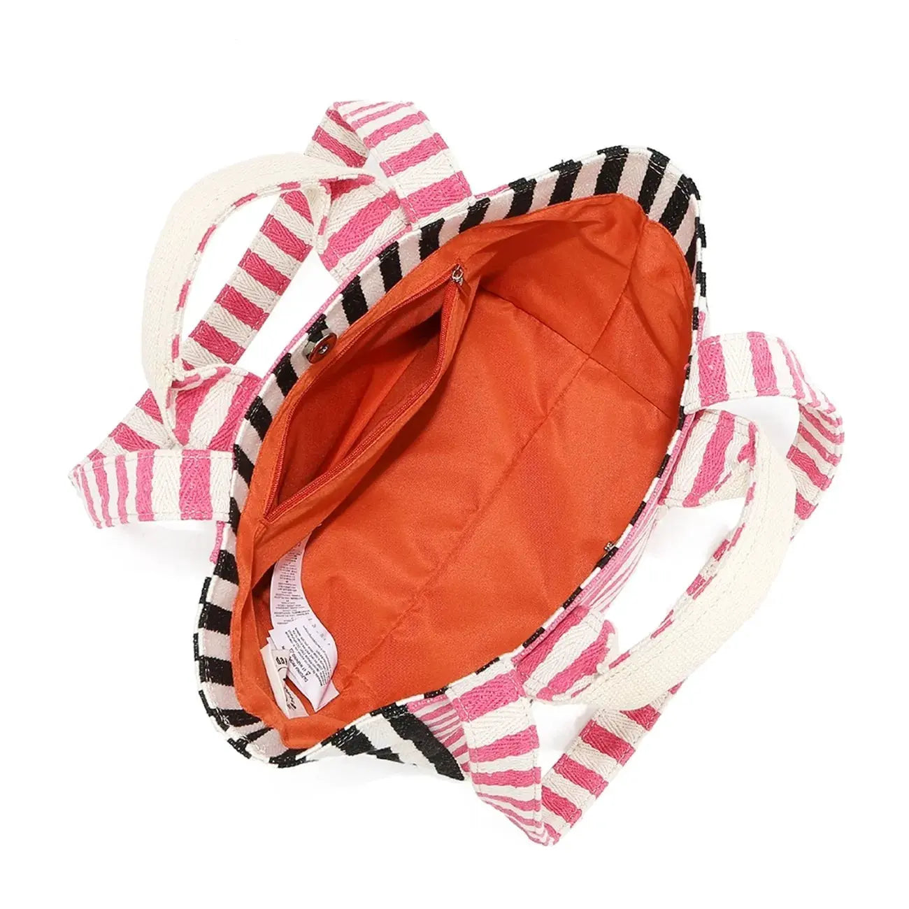 Nicole Lee USA Letter Striped Tote Bag by Nicole Lee USA