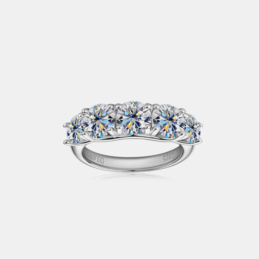 3.6 Carat Moissanite 925 Sterling Silver Ring by Partner Label