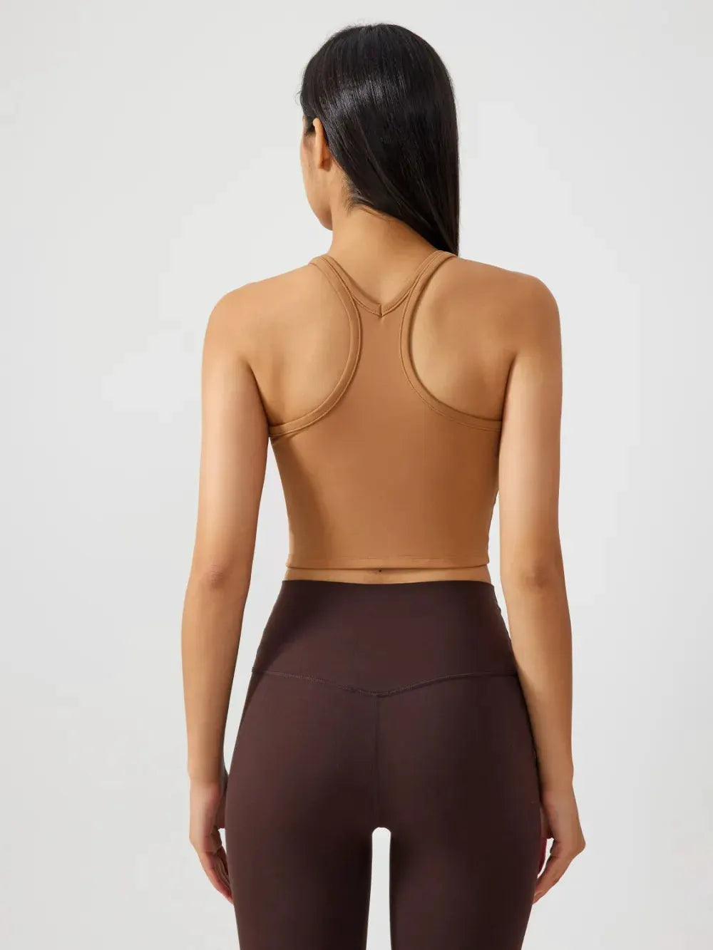 Millennia Scoop Neck Active Tank with Detachable Chest Pads by Millennia