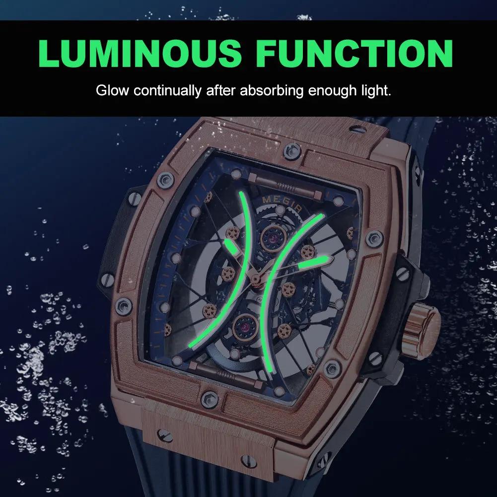 MEGIR Brand Luxury Quartz Watch for Men Fashion Military Sports Watches Waterproof Luminous Clock Wristwatch Reloj Hombre 8109 by MEGIR WATCH GROUP