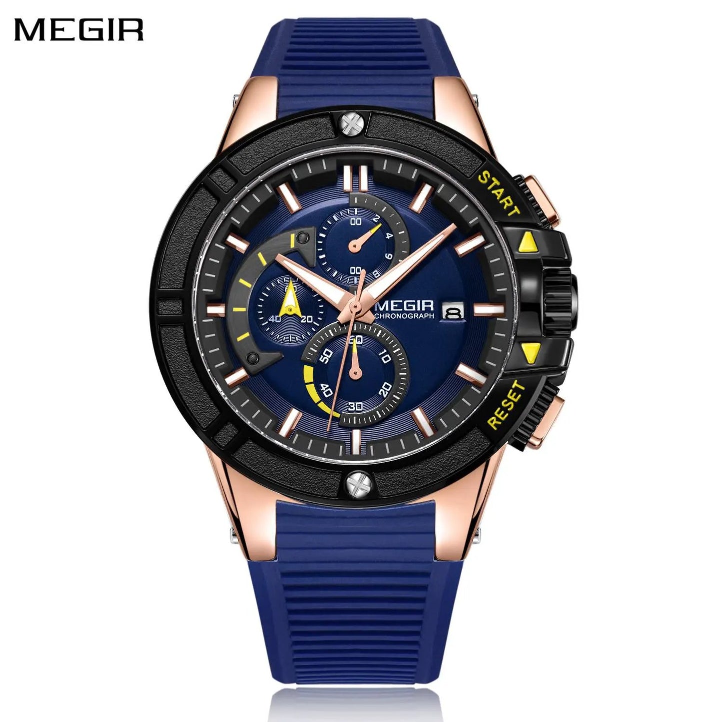 MEGIR Quartz Watches for Men Luxury Sport Military Wristwatches Waterproof Man Clock Date Chronograph Relogio Masculino 2095 by MEGIR WATCH GROUP