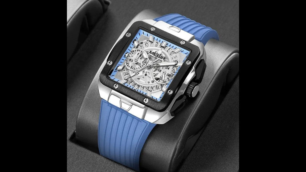 MEGIR Watch for Men Luxury Sport Quartz Wristwatch with Silicone Band Luminous Hands Date Male Chronograph Clock Reloj Hombre 2228 by MEGIR WATCH GROUP