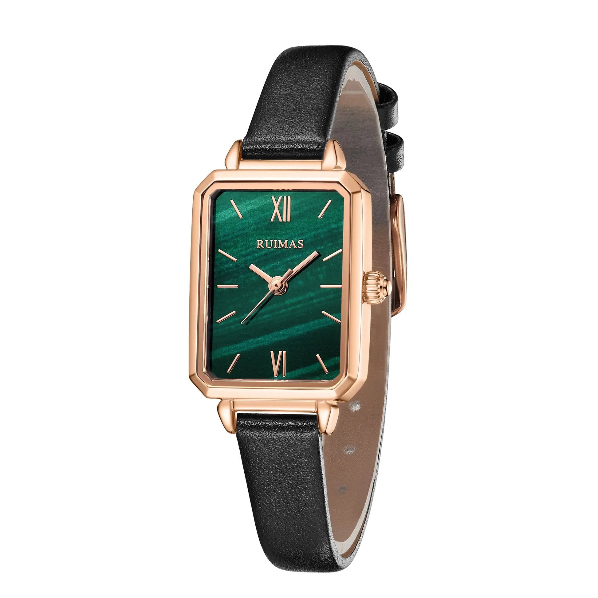 RUIMAS Luxury Ladies Watch Steel Strap Women Bracelet Clocks Leather Band Famale Wristwatch Dress Watches Reloj Mujer 329 by MEGIR WATCH GROUP