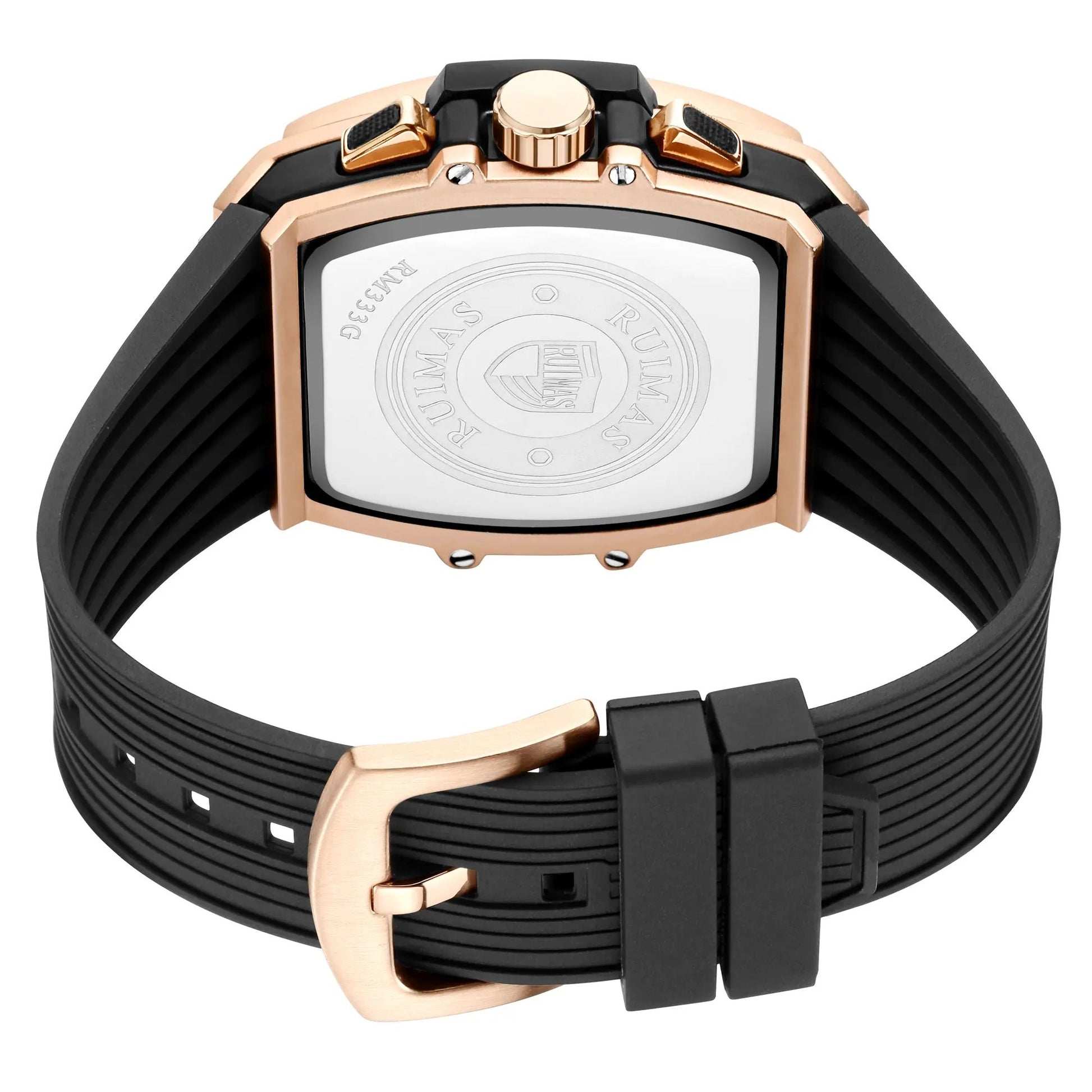 RUIMAS Watch for Men Fashion Luxury Sport Military Watches Silicone Strap Waterproof Quartz Casual Wristwatch Clock Montre Homme 333 by MEGIR WATCH GROUP