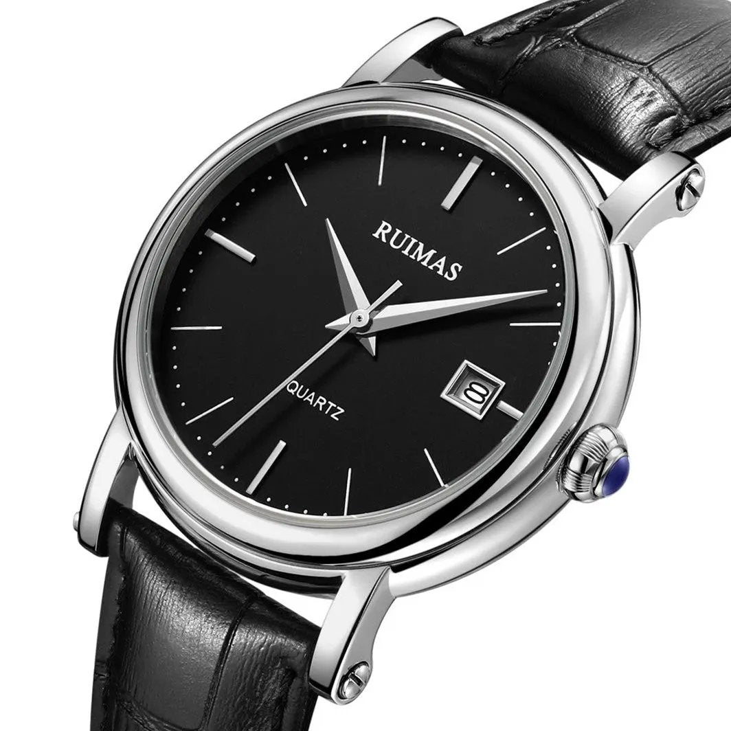 RUIMAS Fashion Mens Quartz Watches Sapphire Sport Wristwatch Waterproof Large Dial Business Casual Watch Clock Montre Homme 6762 by MEGIR WATCH GROUP