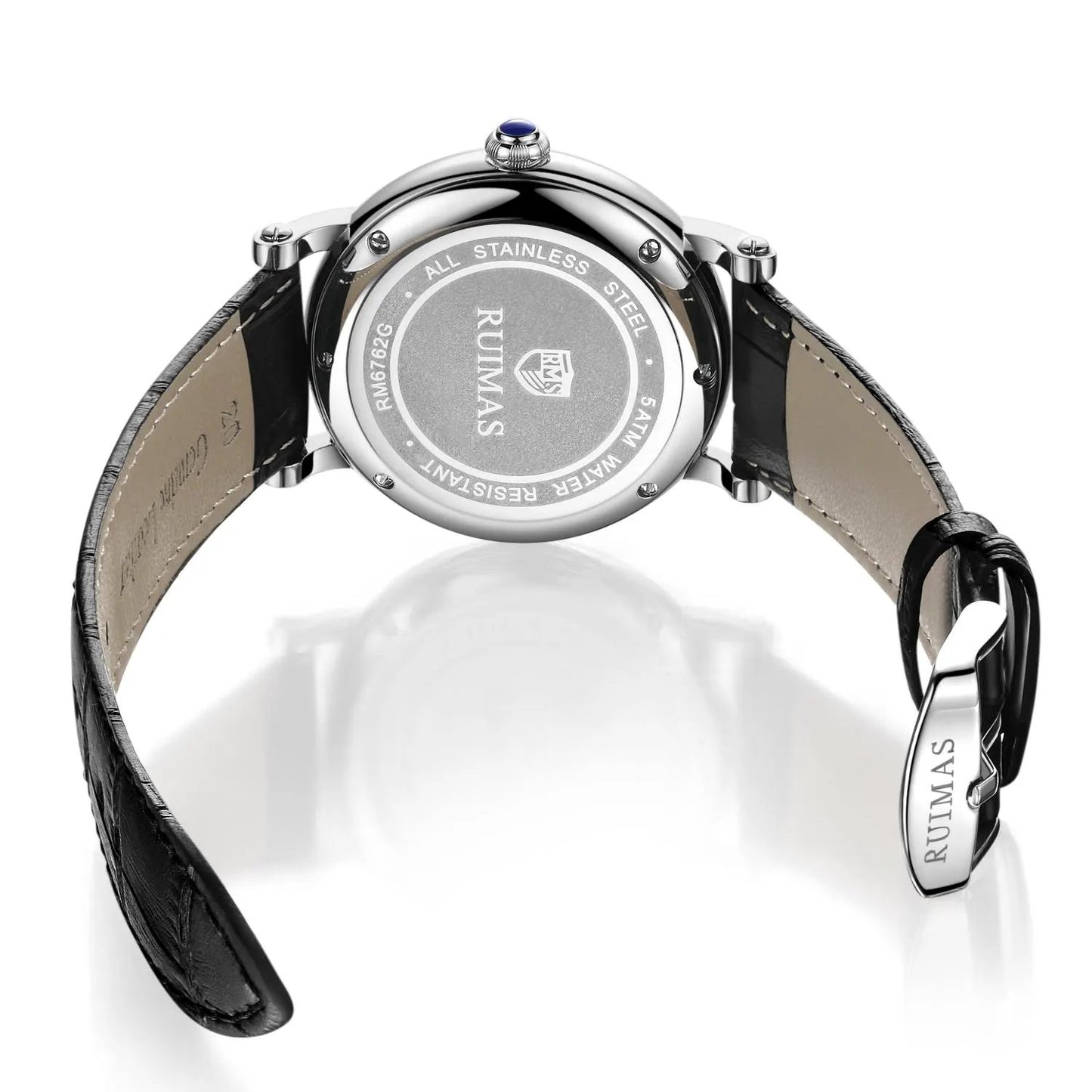 RUIMAS Fashion Mens Quartz Watches Sapphire Sport Wristwatch Waterproof Large Dial Business Casual Watch Clock Montre Homme 6762 by MEGIR WATCH GROUP