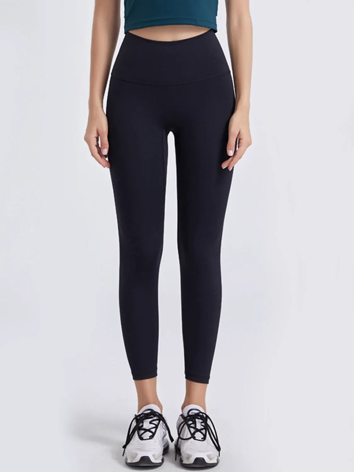 Wide Waistband Sports Leggings by Partner Label