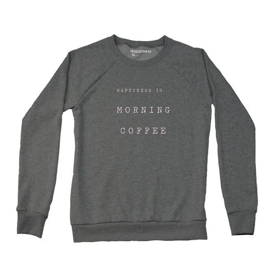 Women's Coffee Crew Sweatshirt, Charcoal by Coffee