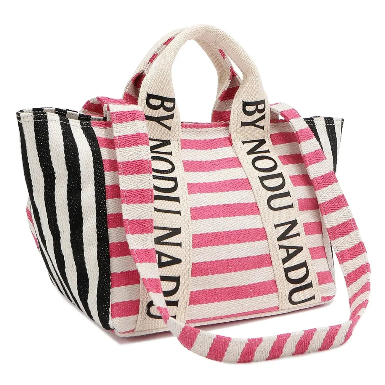 Nicole Lee USA Letter Striped Tote Bag by Nicole Lee USA