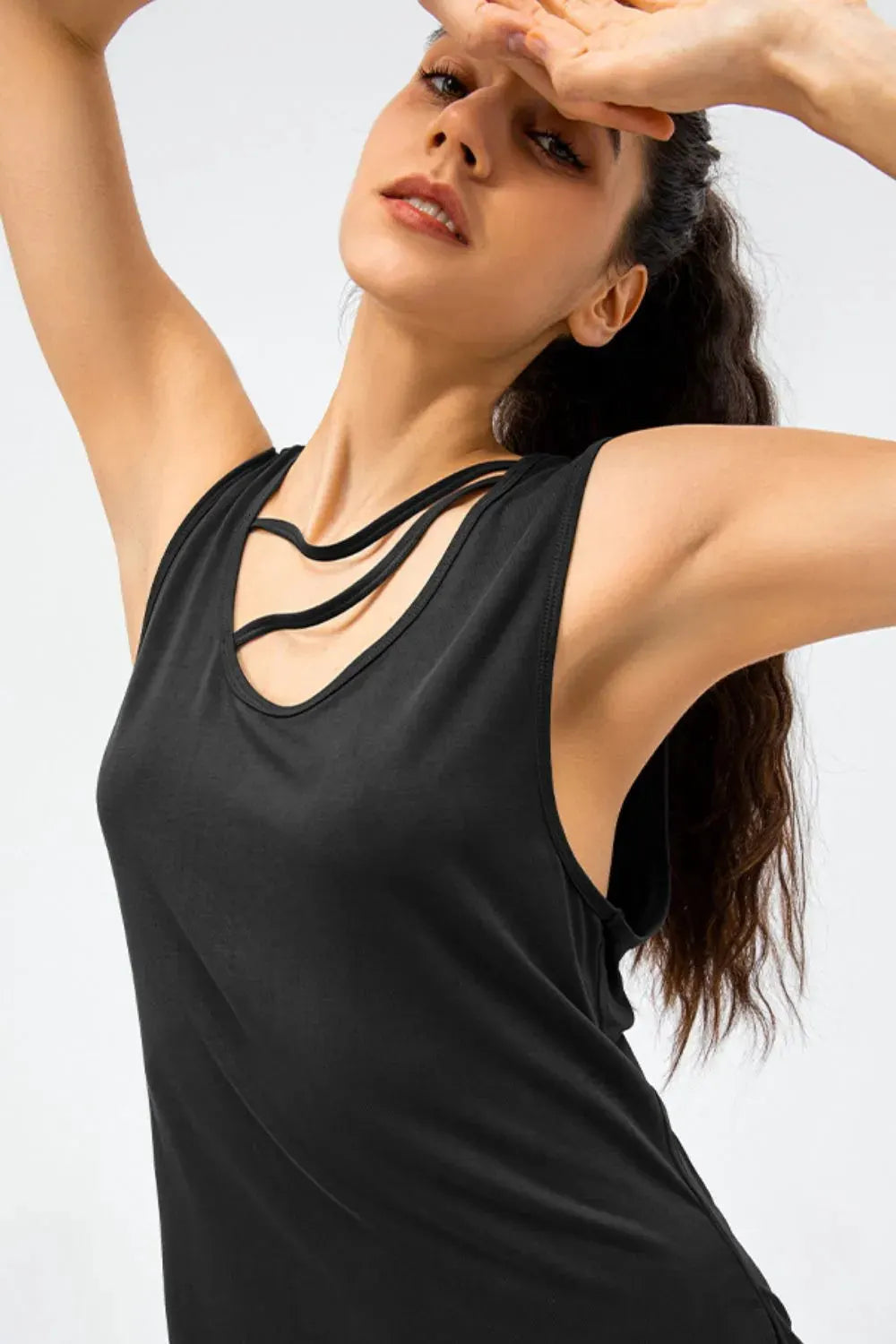 Cutout Reversible Active Tank by Partner Label