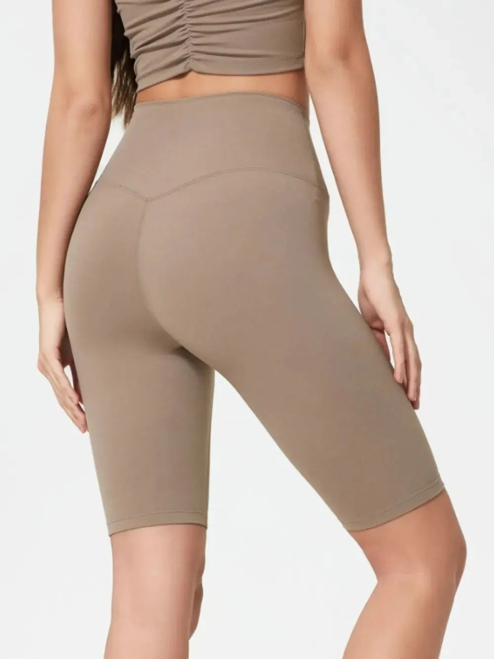 Millennia High Rise Wide Waistband Active Shorts by Millennia