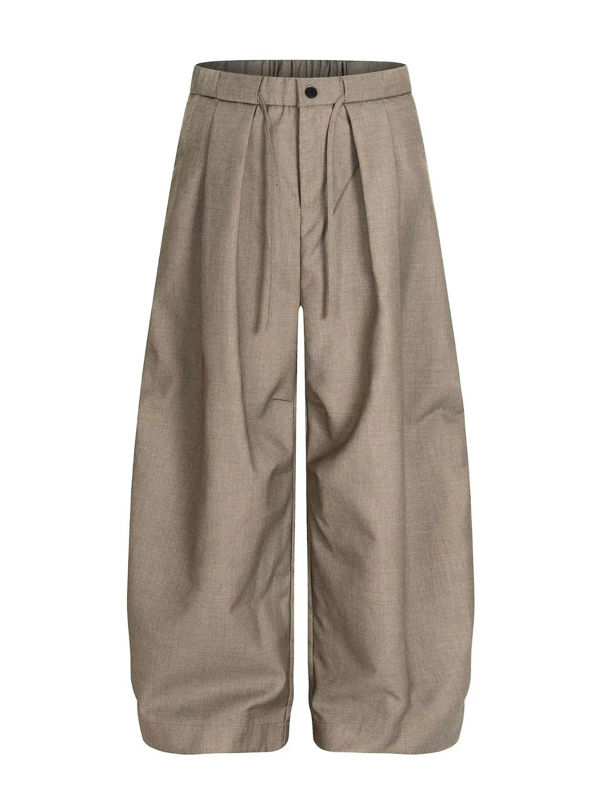 Men's Wide Leg Pleated Pants by Trendsi