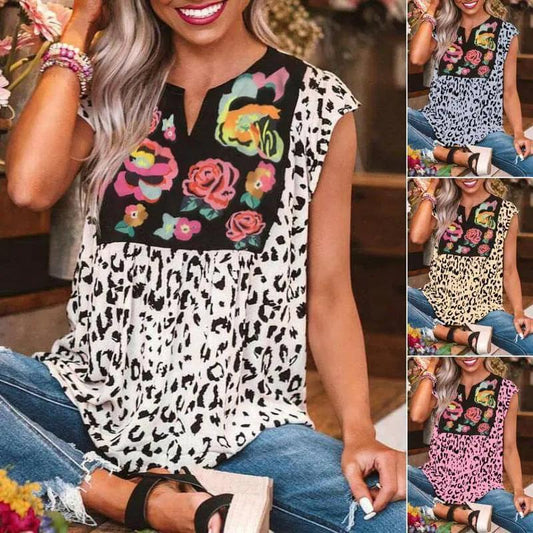 V Neck Women Shirts by Anybestbuy Store
