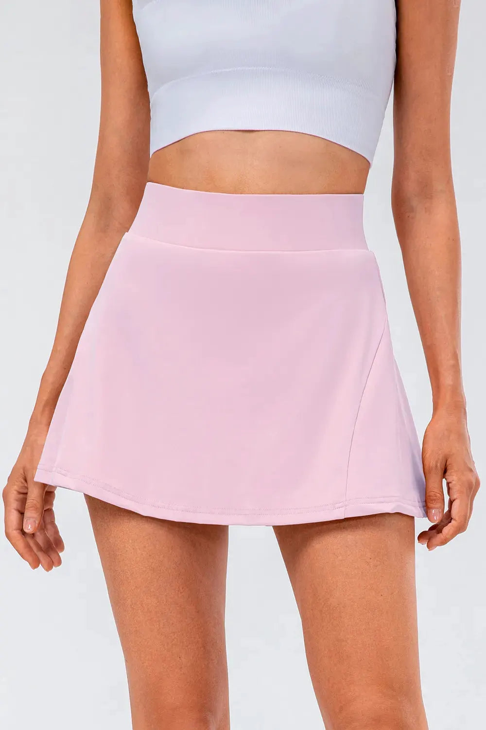 High Waist Pleated Active Skirt by Partner Label