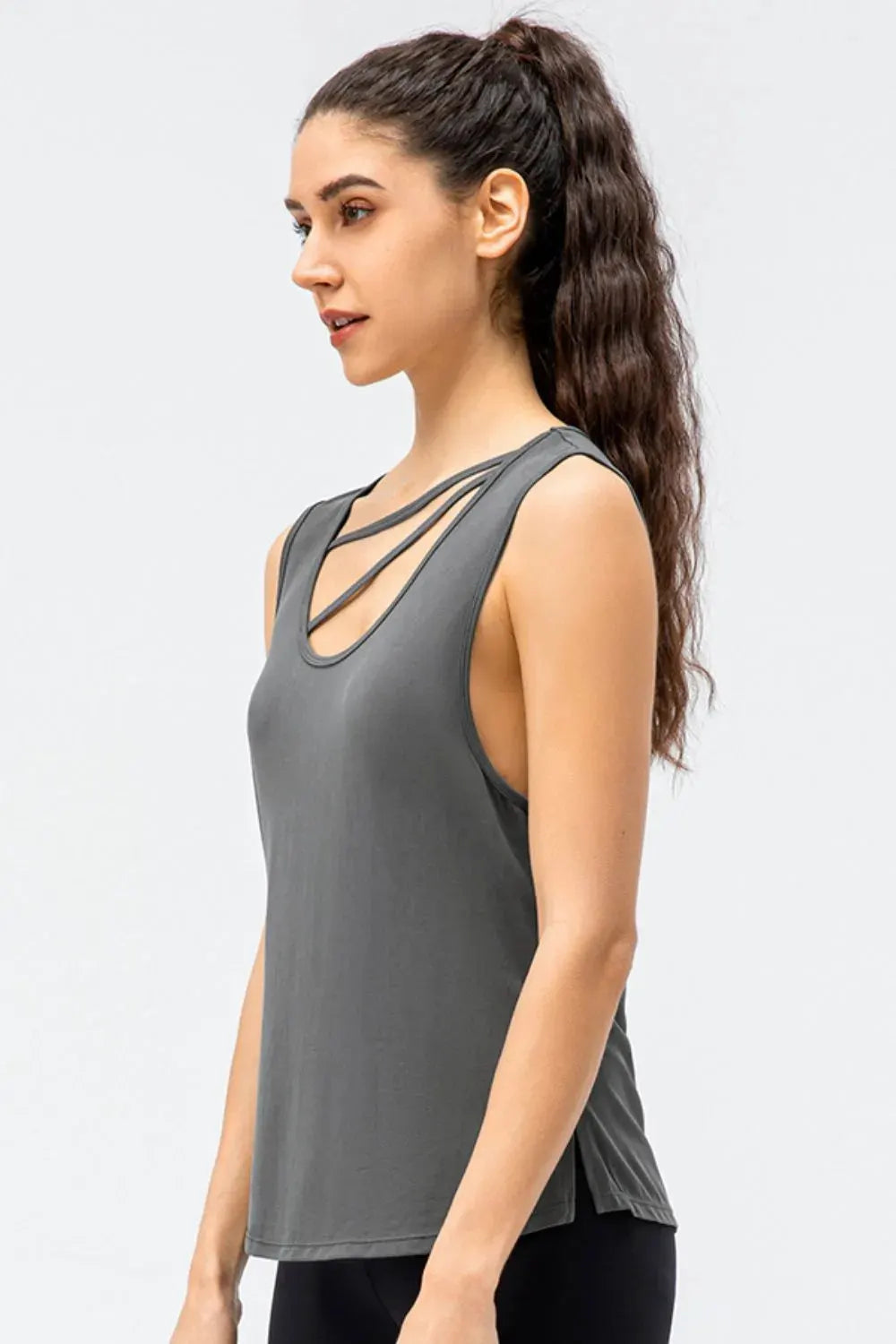 Cutout Reversible Active Tank by Partner Label