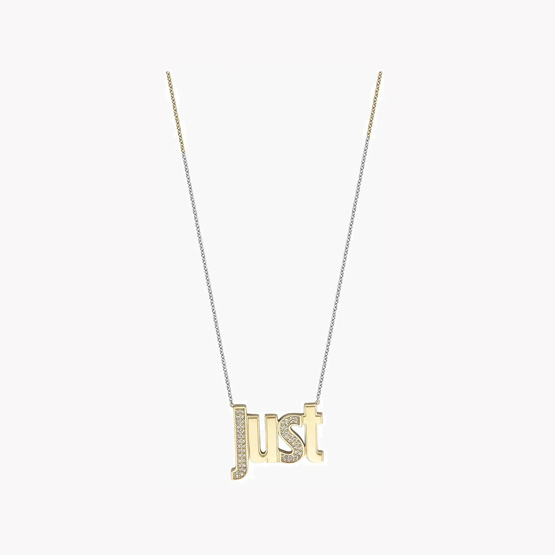 Just Cavalli Women's Silver Stainless Steel Necklace | Jcnl00600800 by JUST CAVALLI