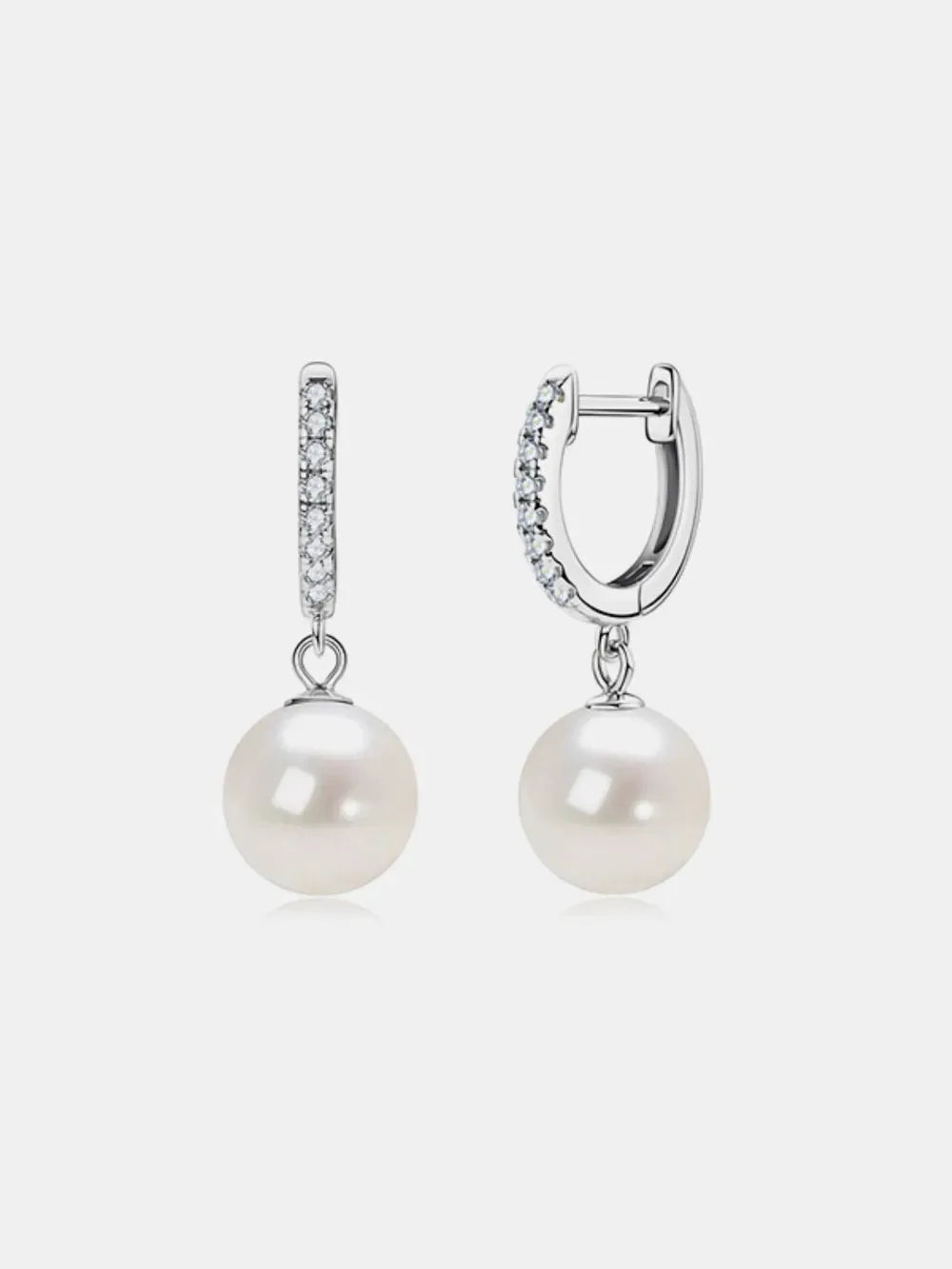 925 Sterling Silver Freshwater Pearl Earrings by Partner Label