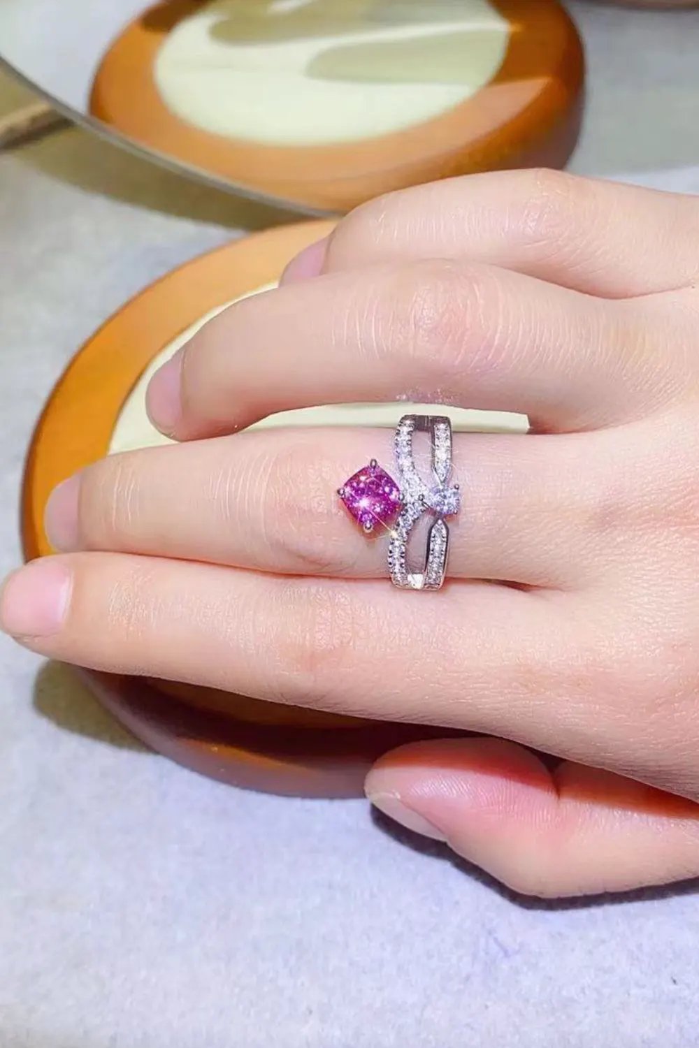 At Your Best 1 Carat Moissanite Ring by Partner Label