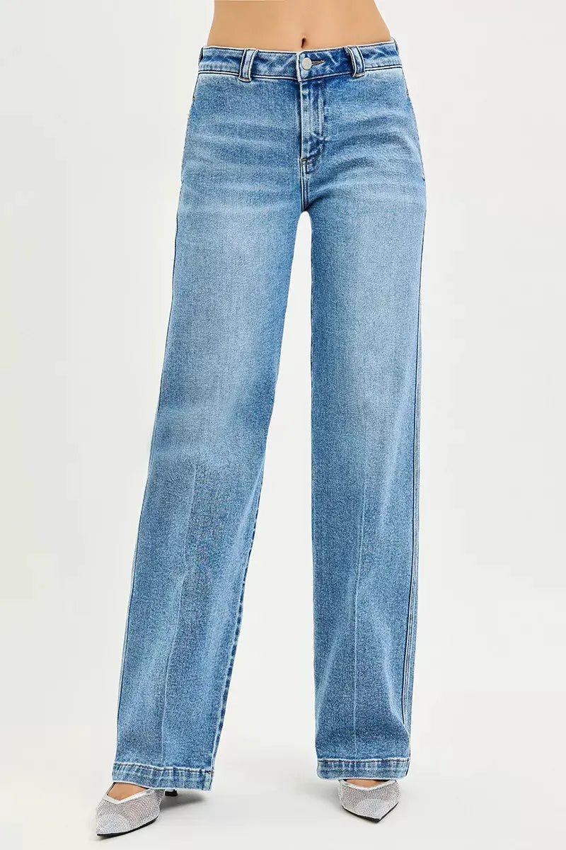 RISEN Slouchy Straight Jeans by RISEN