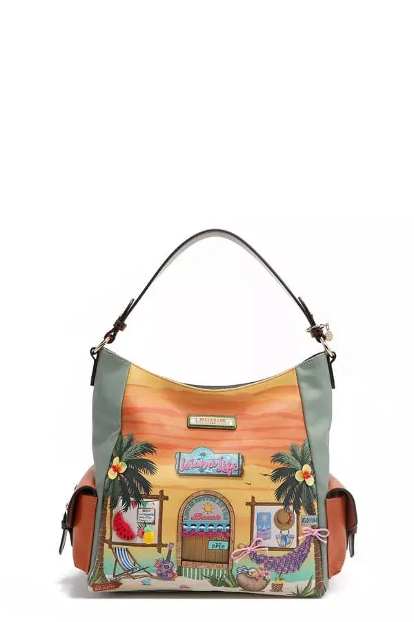 Nicole Lee USA Sun and Sand Hobo Handbag by Nicole Lee USA