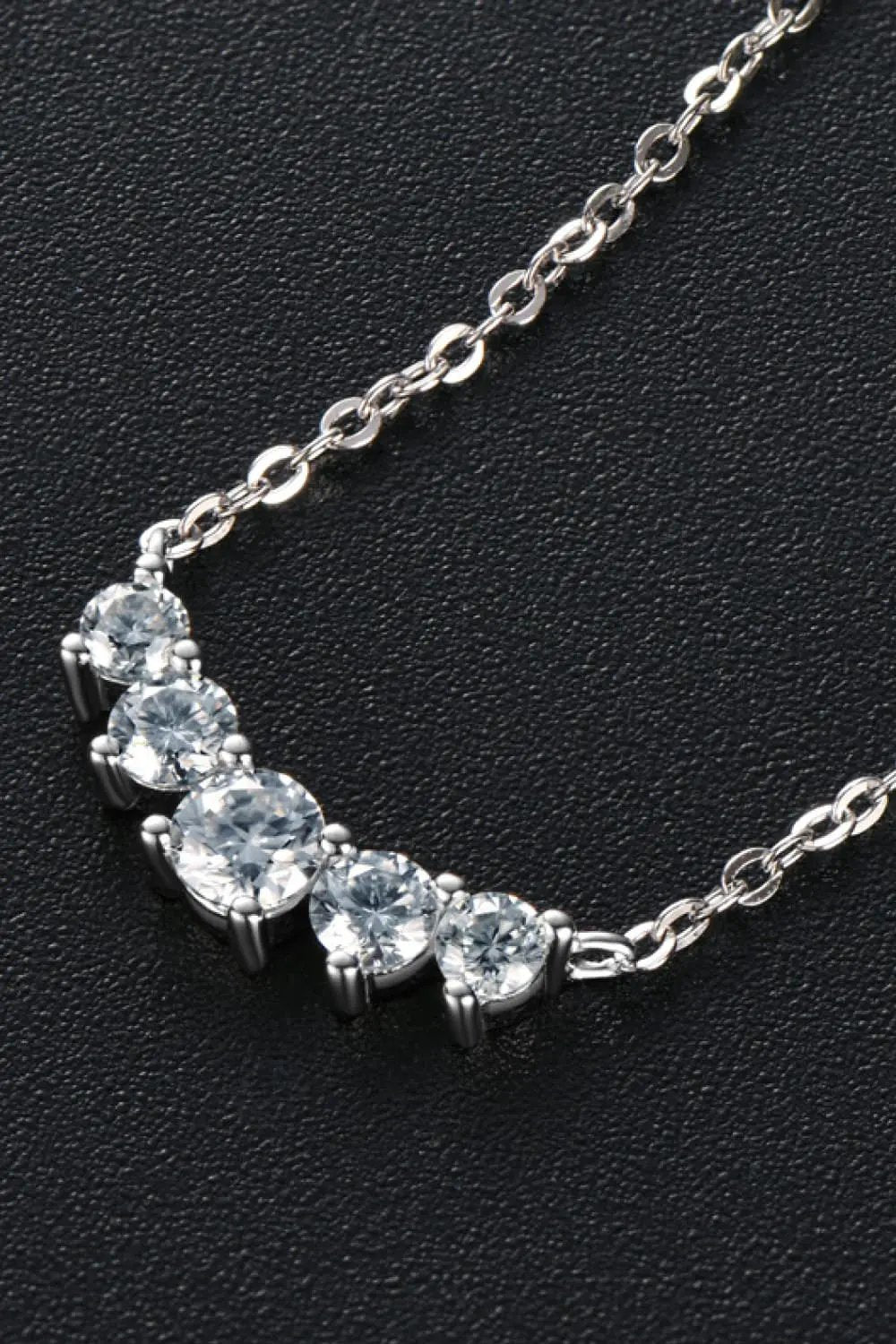 Moissanite Pendant Necklace by Partner Label