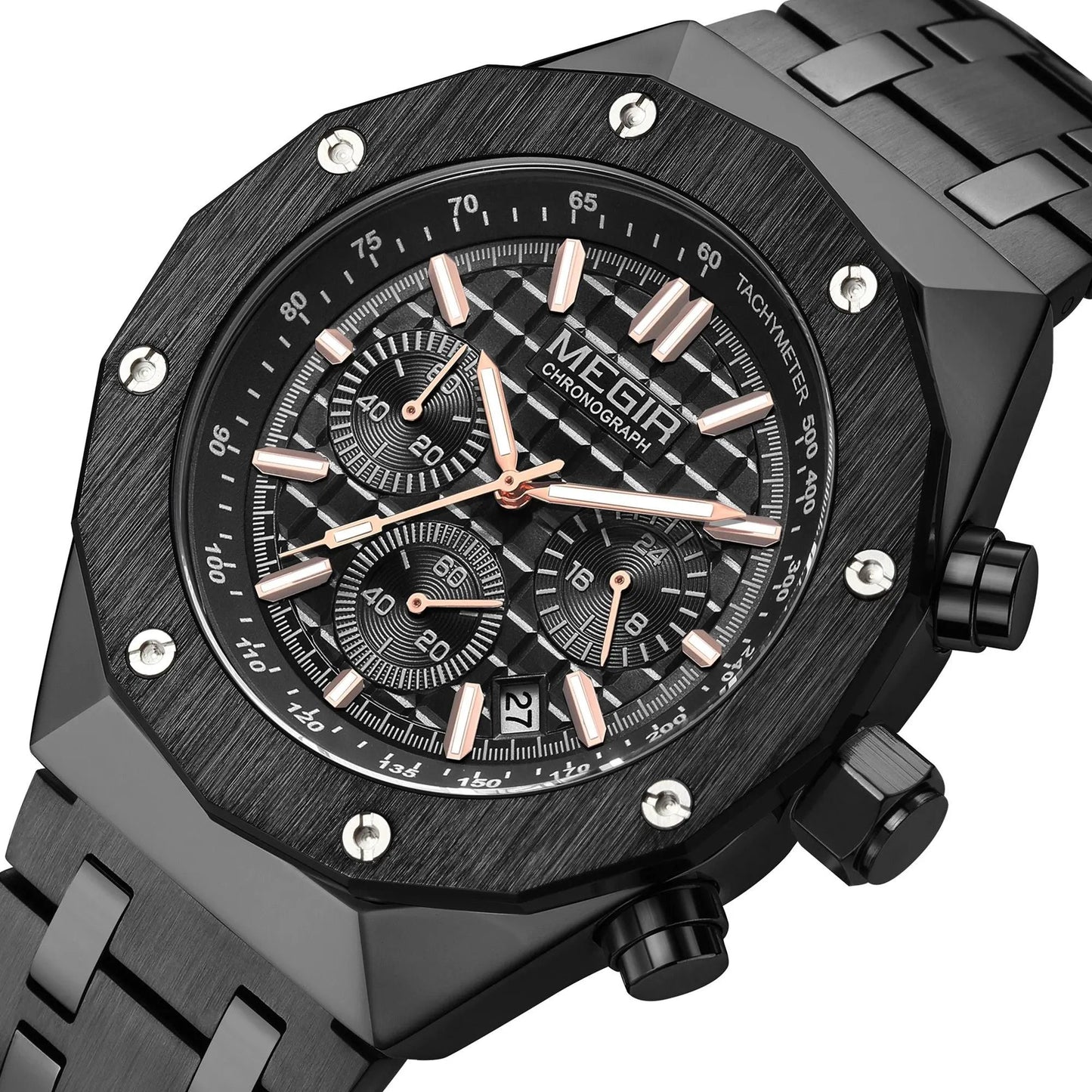 MEGIR Relogio Masculino Luxury Business Men Watches Fashion Military Watch Date Luminous Casual Quartz Wristwatch Man Clock 2213 by MEGIR WATCH GROUP