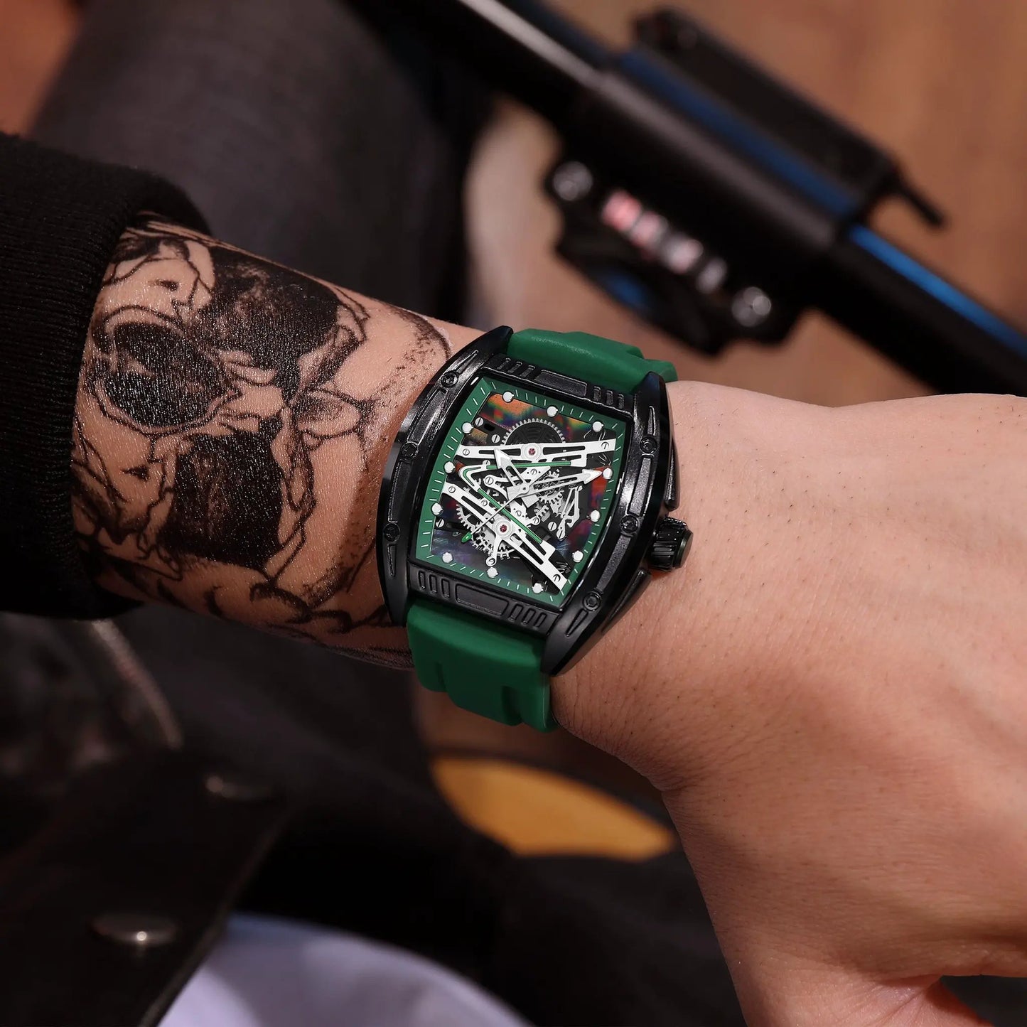 RUIMAS Fashion Military Quartz Watches Men Luxury Casual Sport Wrist Watches Waterproof Luminous Clock Large Dial Reloj Hombre 338 by MEGIR WATCH GROUP