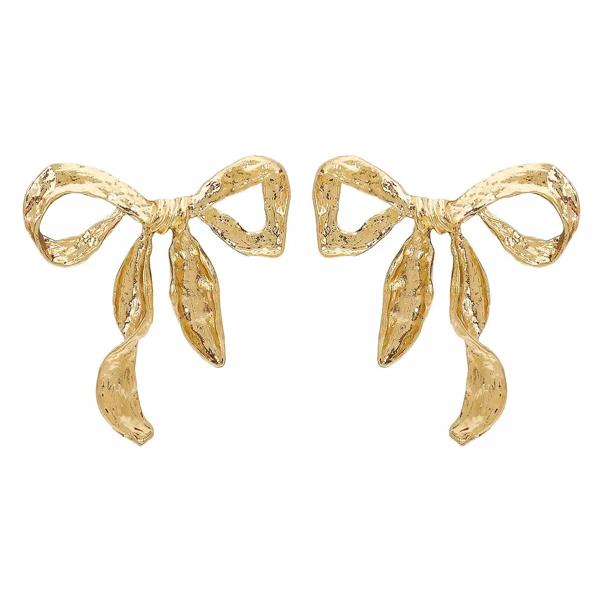 18K Gold-Plated Bow Earrings by Partner Label