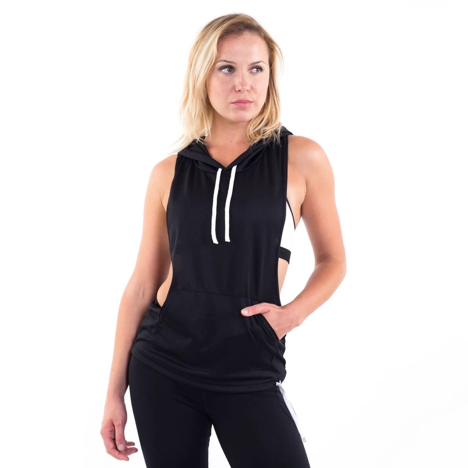 6014 - CLOSEOUT Women's Racerback Hoodie by POS Wholesale