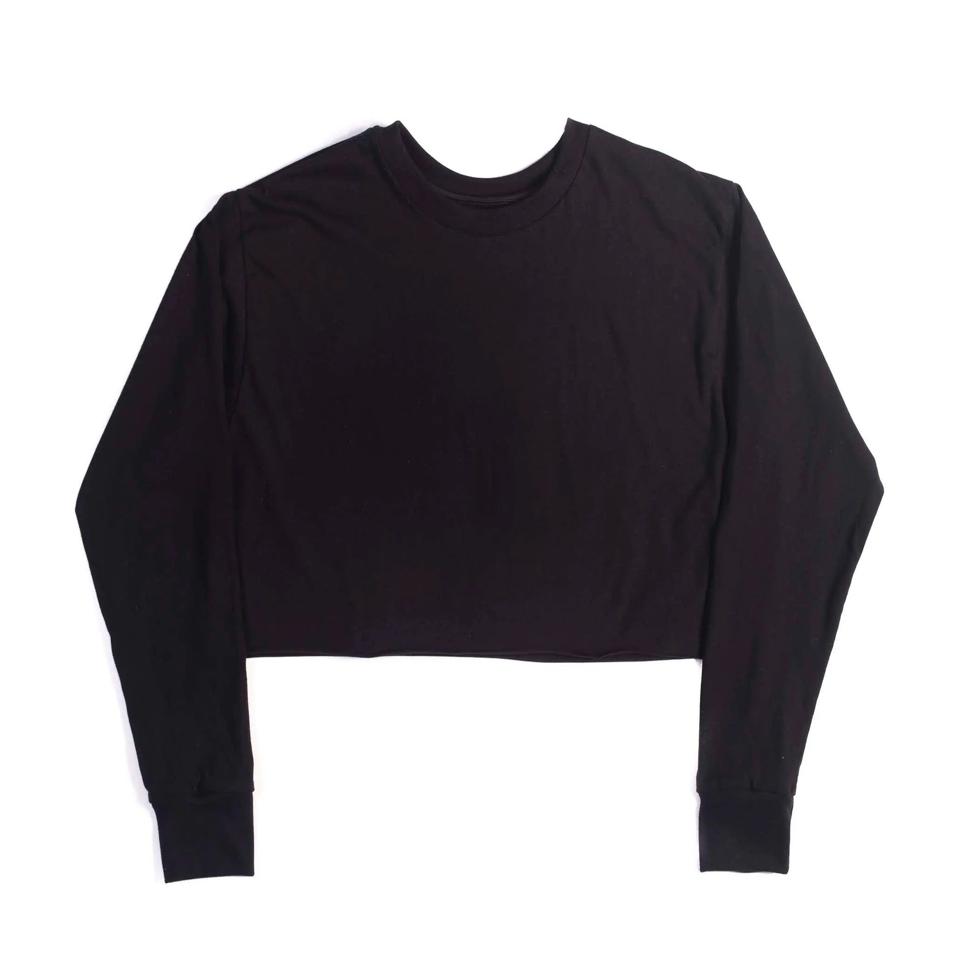 6045 - CLOSEOUT Women's Cropped Long Sleeve Tee by POS Wholesale