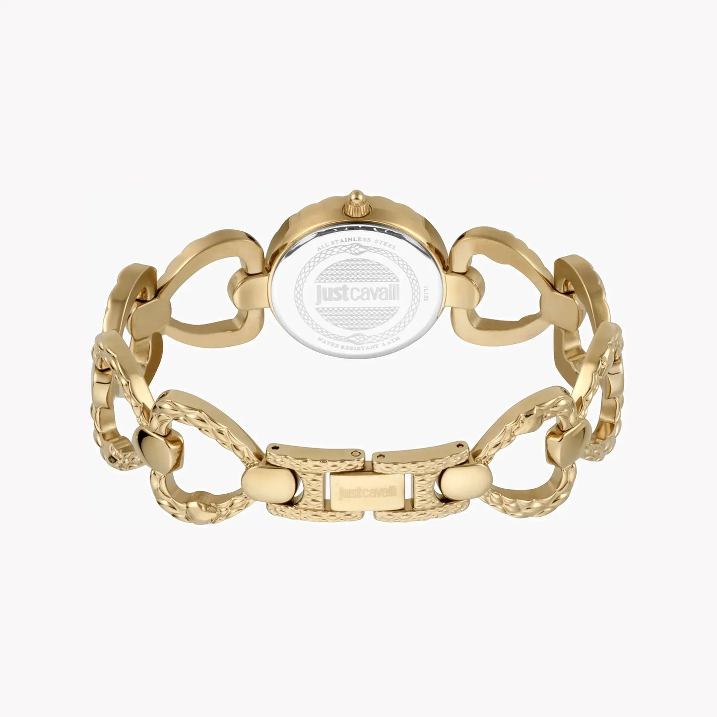 Just Cavalli Women's Gold Stainless Steel Watch, Silver Dial | Jc1l132m0075 by JUST CAVALLI