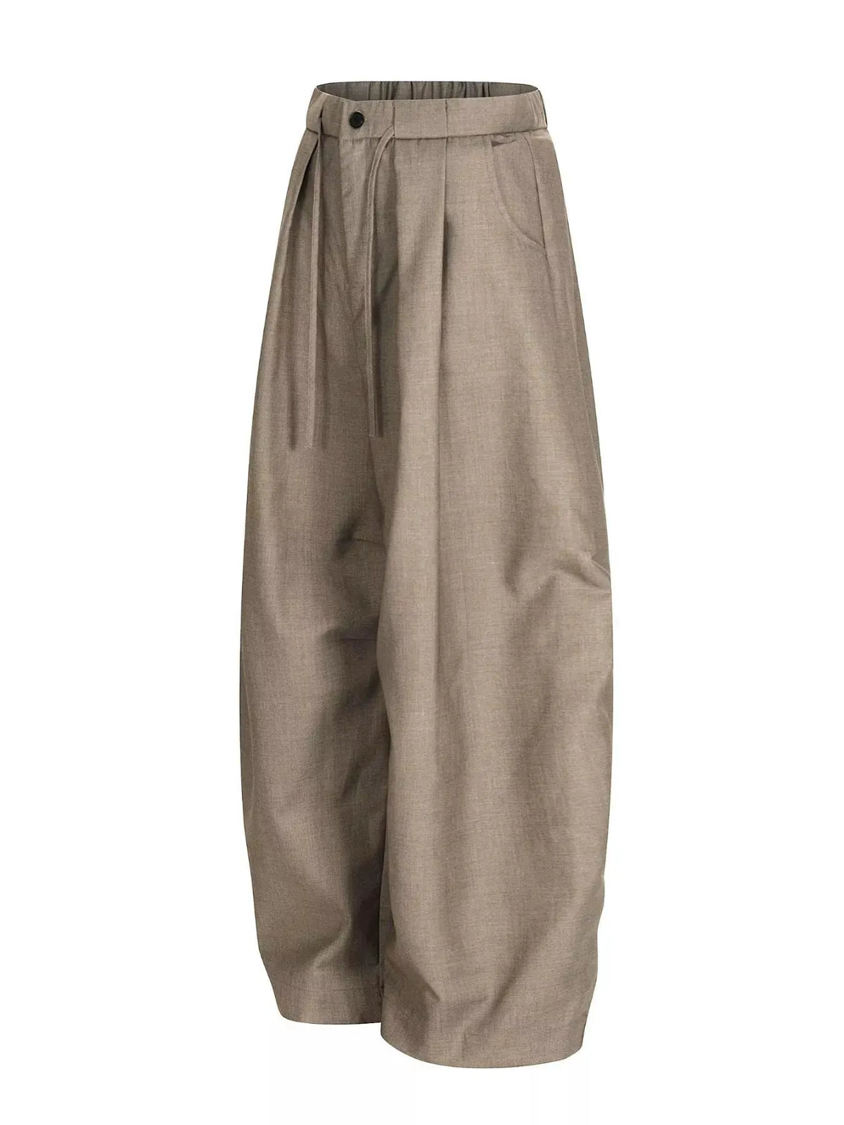 Men's Wide Leg Pleated Pants by Trendsi