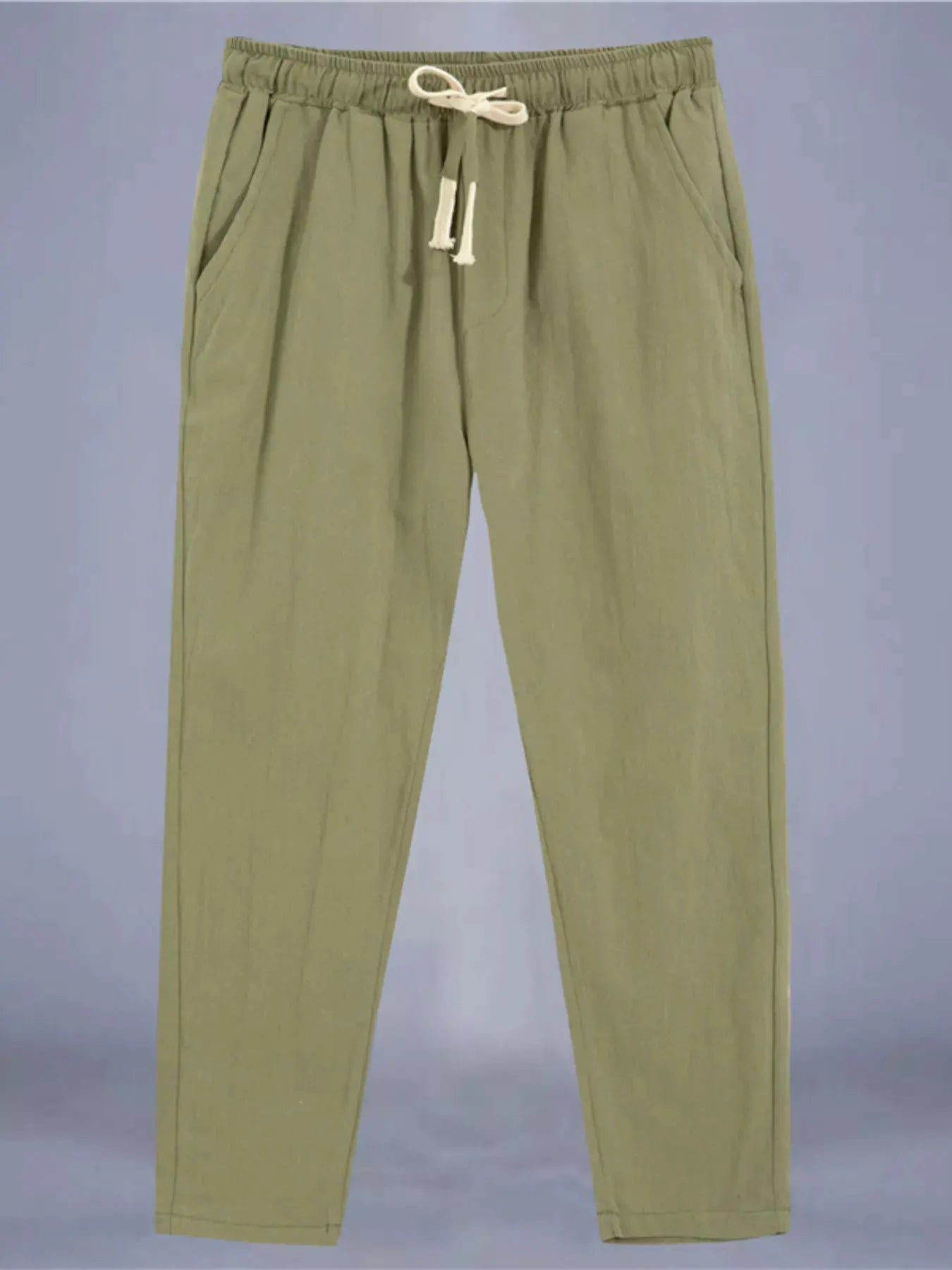 Men's Plus Size Drawstring Loose Fit Pants by Partner Label