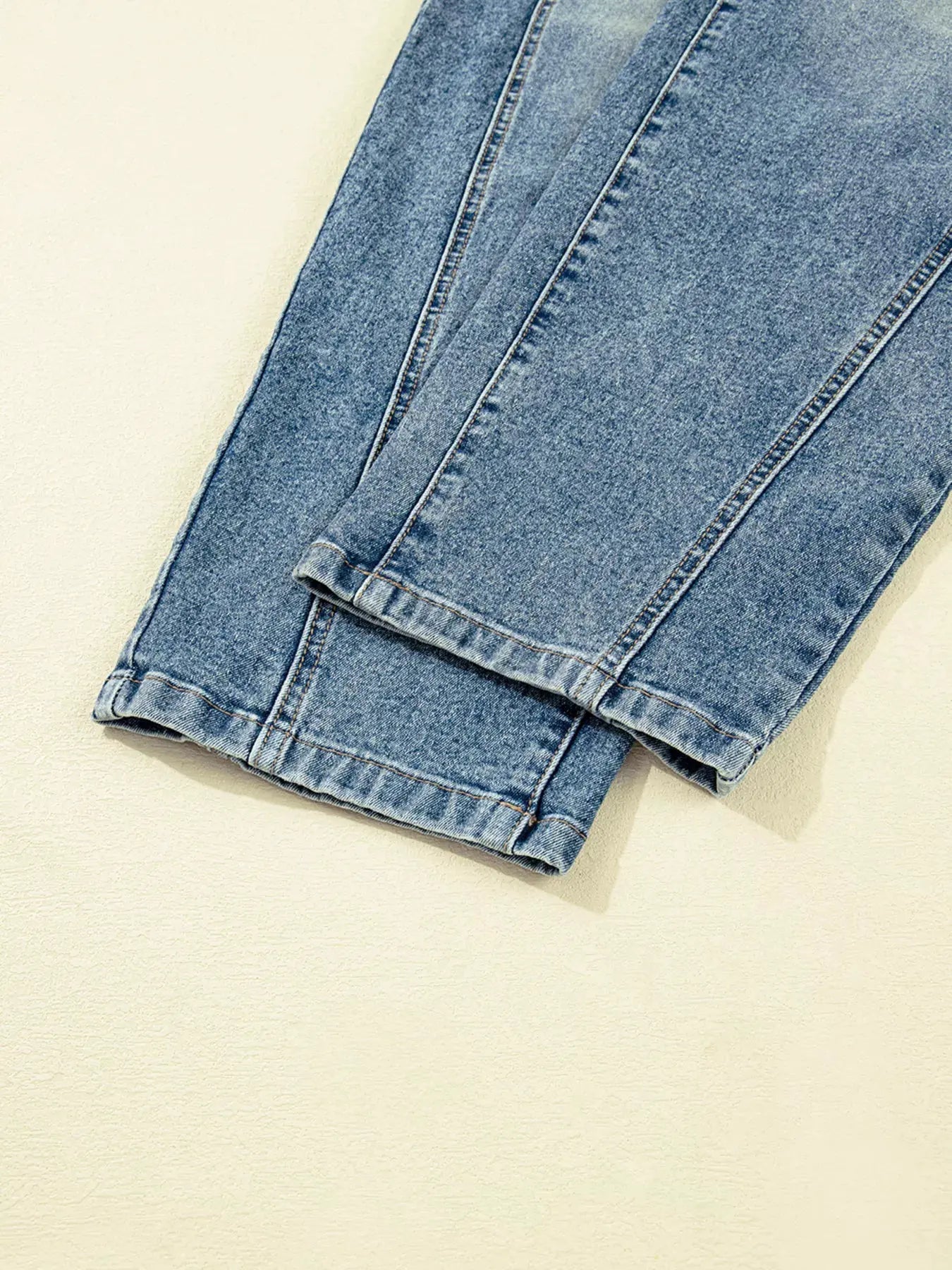 Vintage Washed Seam Detail Shift Jeans by Partner Label