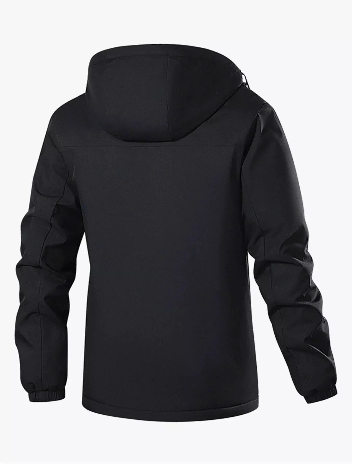 Men's Plus Size Waterproof Hooded Outdoor Jacket by Partner Label
