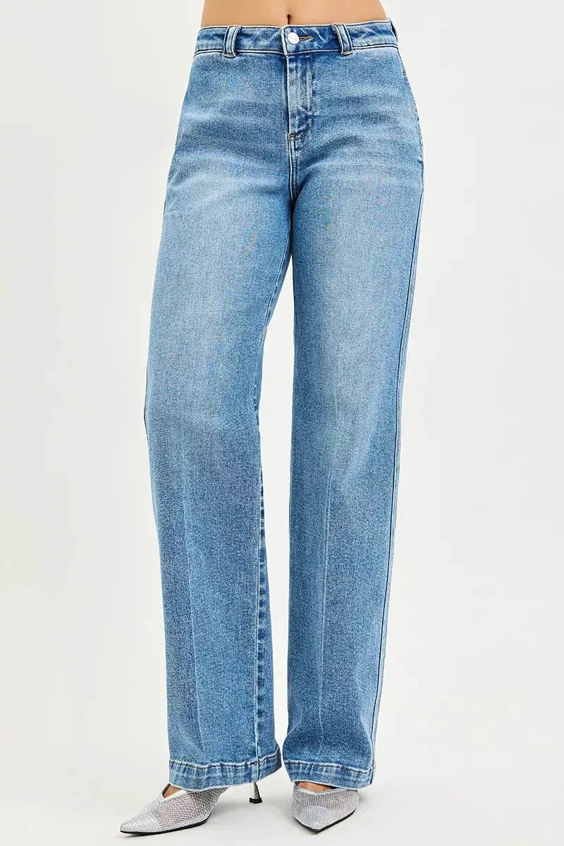 RISEN Slouchy Straight Jeans by RISEN