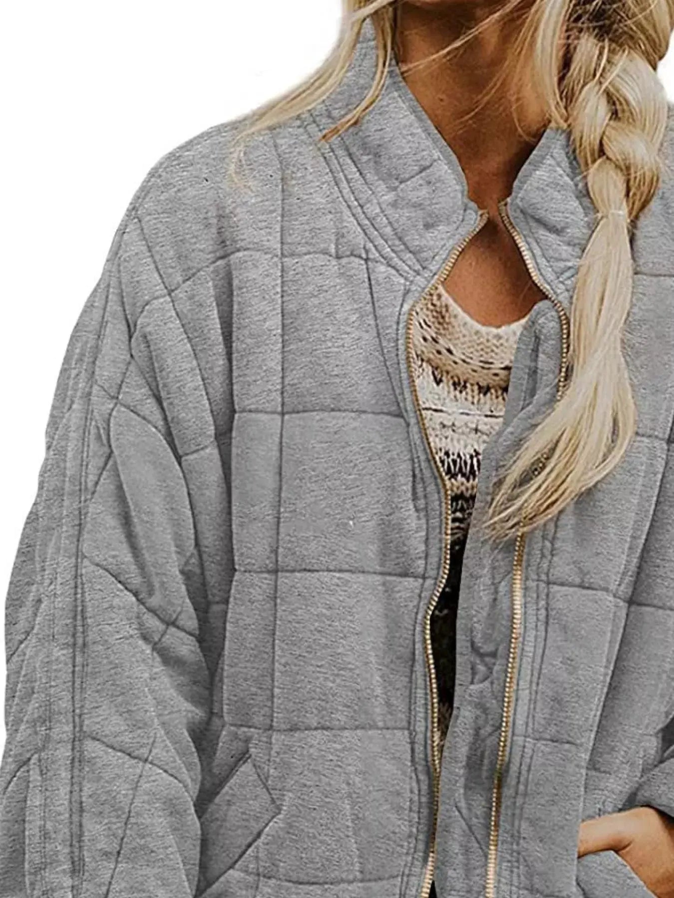 Quilted Zip Up Outerwear | Partner Labels Selection by Partner Label