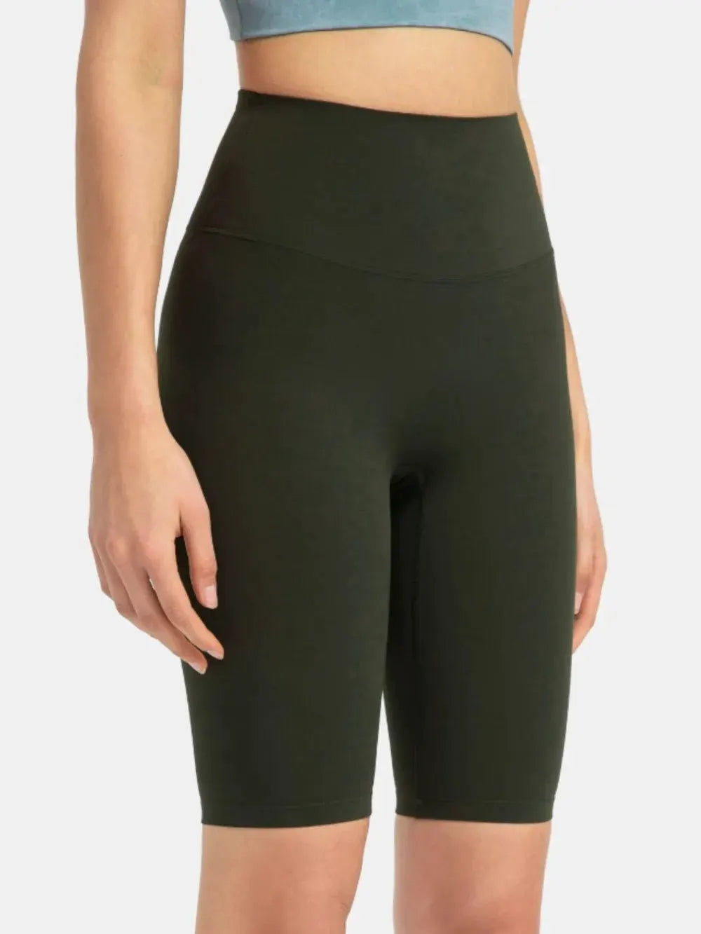 Millennia High Rise Wide Waistband Active Shorts by Millennia