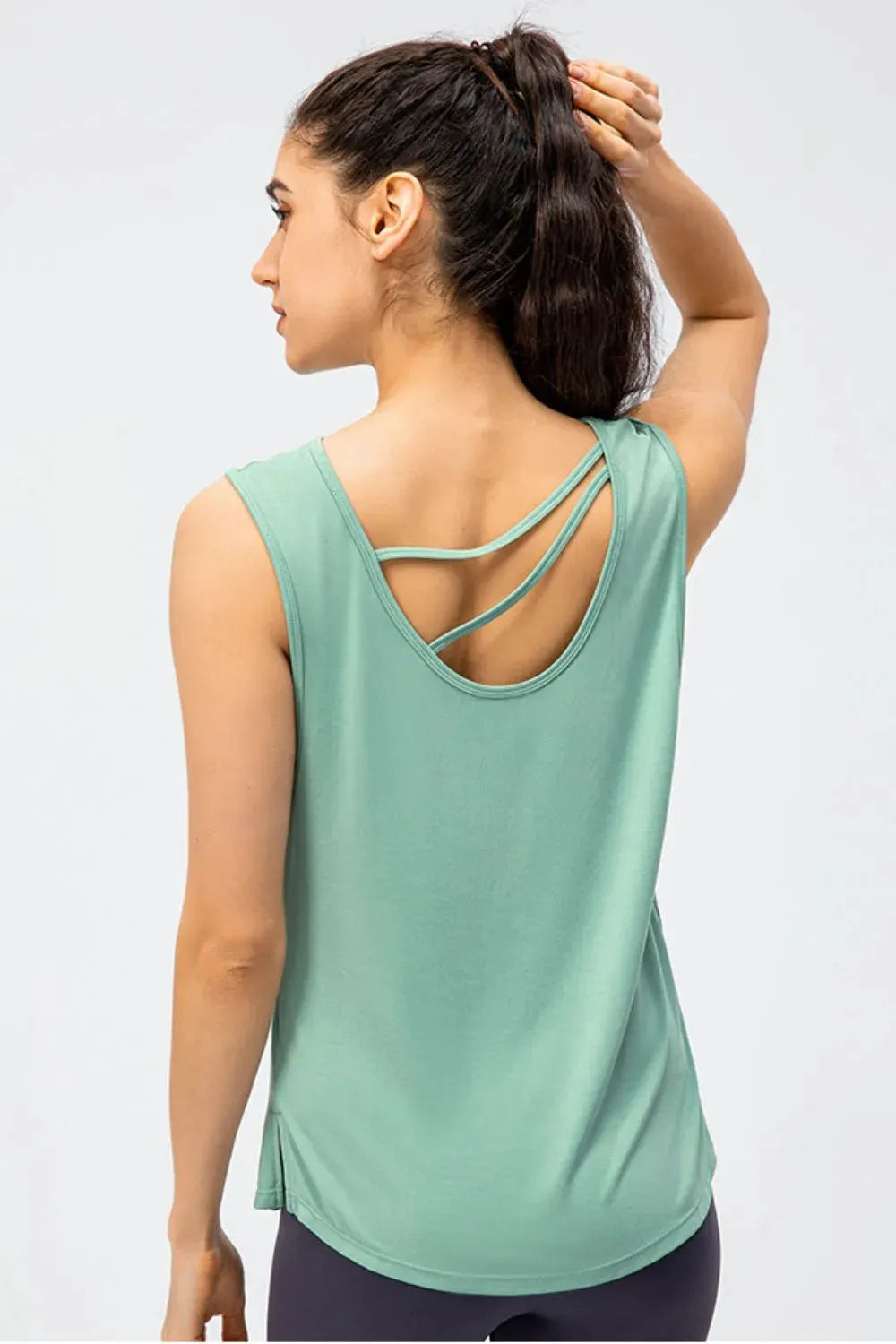 Cutout Reversible Active Tank by Partner Label
