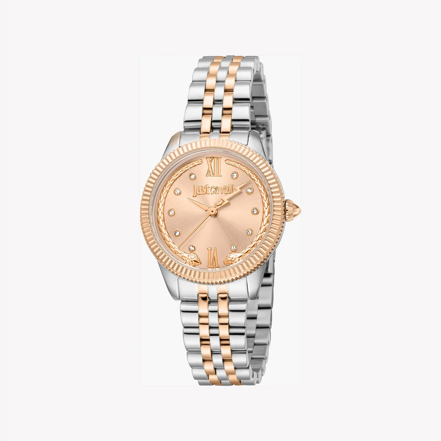 Just Cavalli Women's Two-Tone Watch, Rose Gold Dial | Jc1l315m0095 by JUST CAVALLI